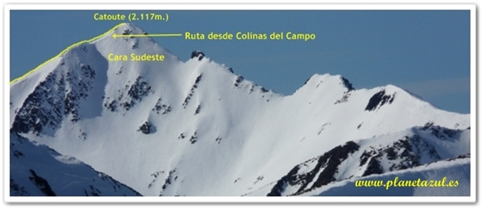 Pico Catoute en Invierno
